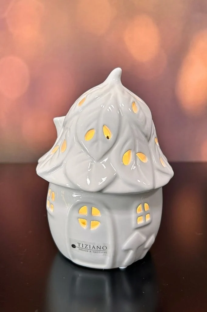 Deko Haus Marisa LED creme-weiß