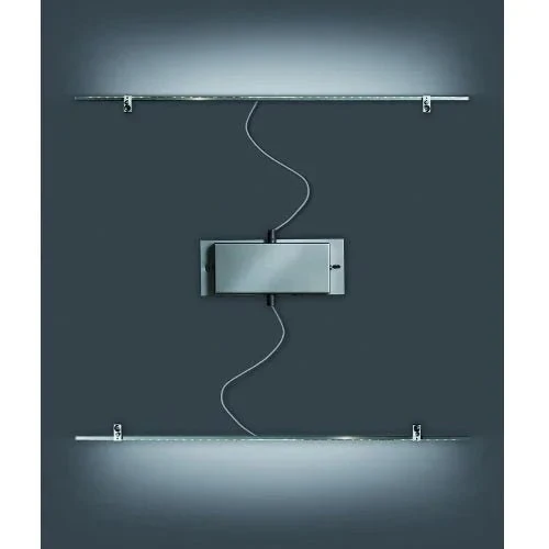 LED Spiegelleuchte mit Schalter 57 cm – SHINE ART Bilderleuchte – indirekte Hintergrundbeleuchtung – Fischer Leuchten