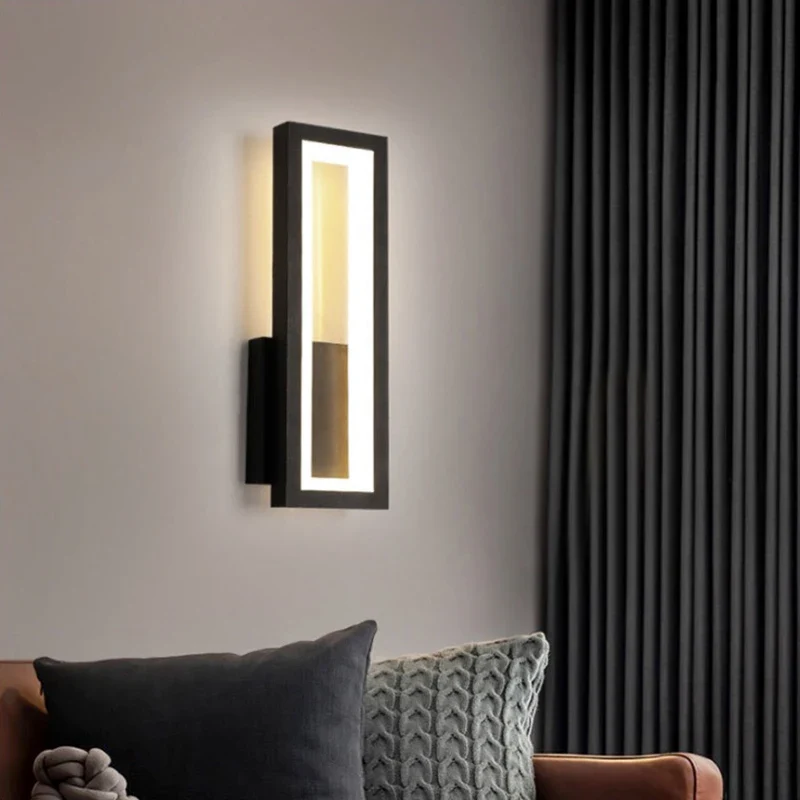 Minimalistische LED Wandleuchte für modernes Schlafzimmer und Flur