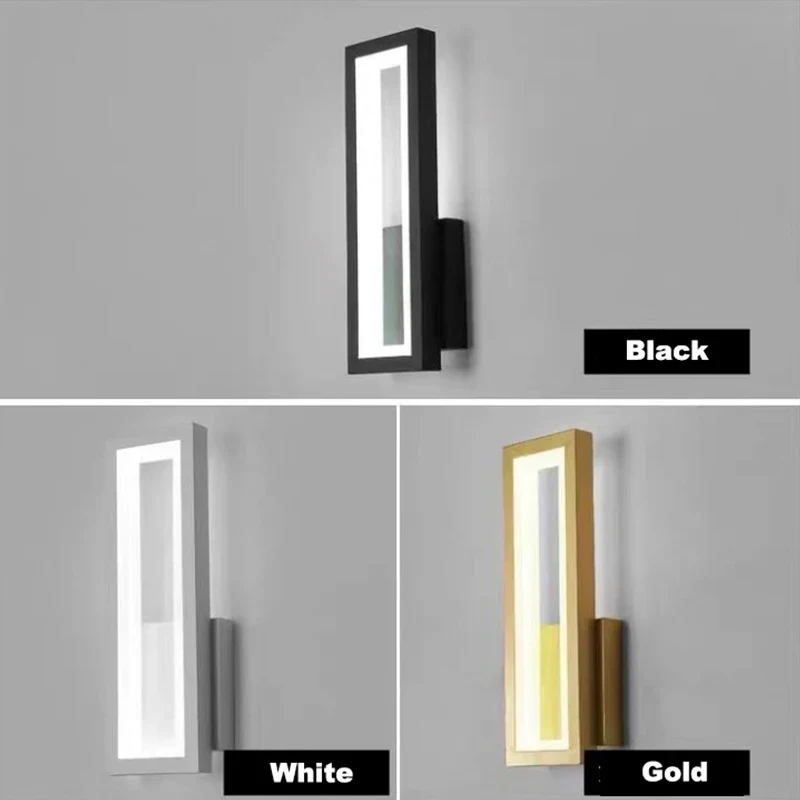 Minimalistische LED Wandleuchte für modernes Schlafzimmer und Flur