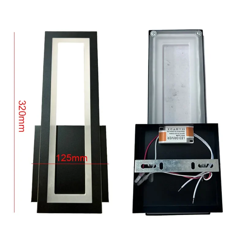 Minimalistische LED Wandleuchte für modernes Schlafzimmer und Flur