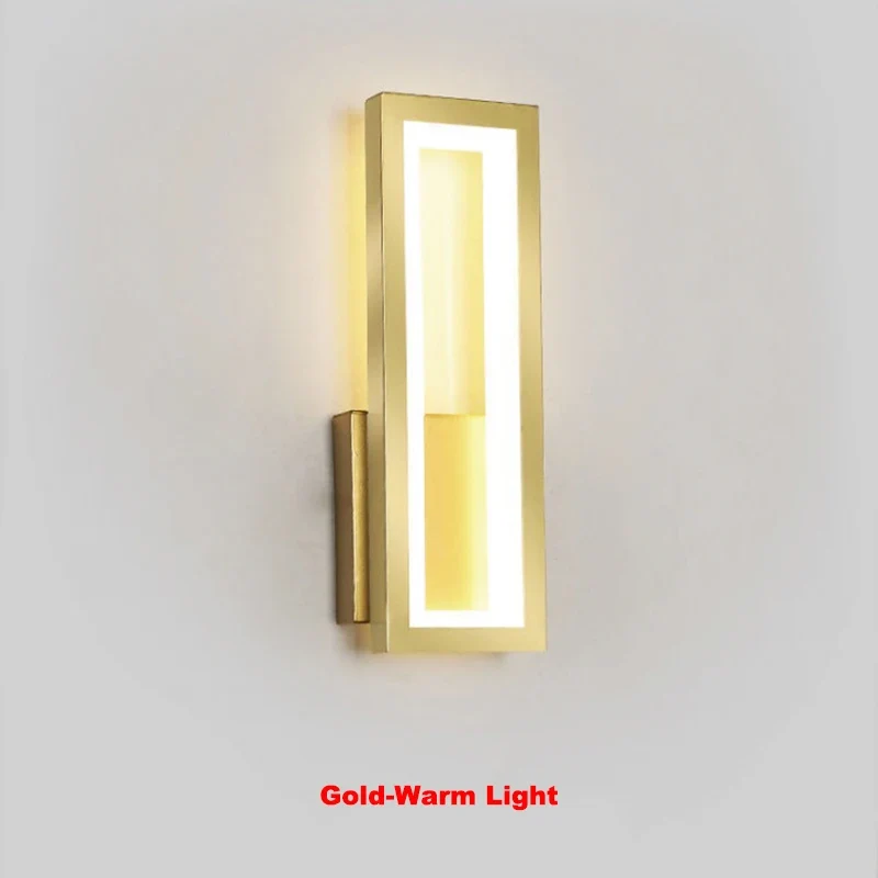 Minimalistische LED Wandleuchte für modernes Schlafzimmer und Flur
