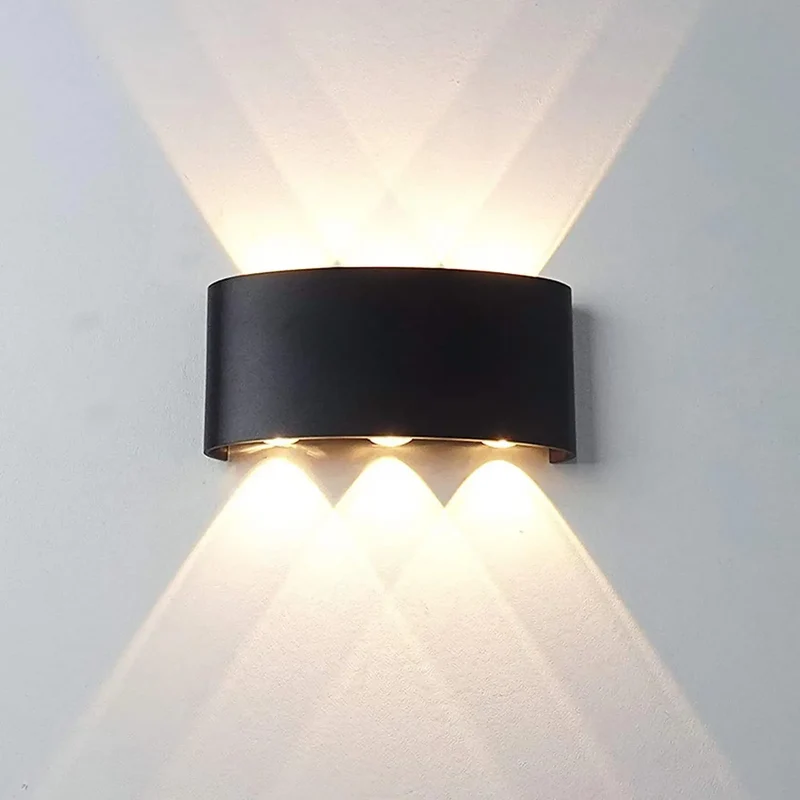 Moderne LED Wandleuchte für Innen und Außen Architekturbeleuchtung