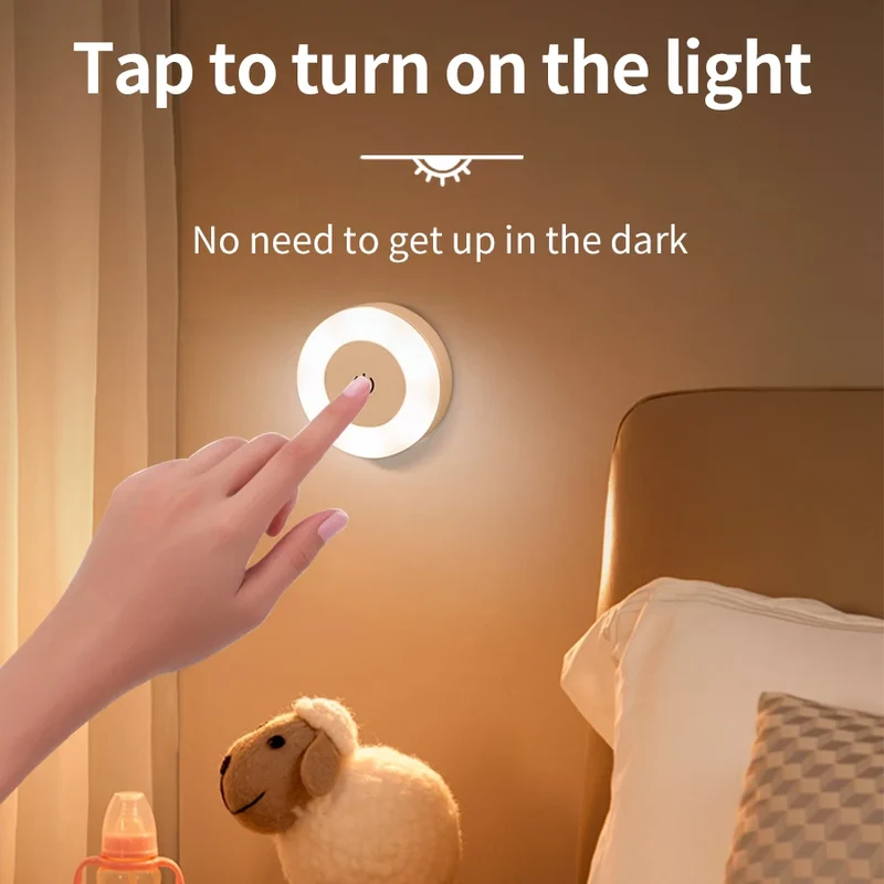 Dimmbare Magnetische LED Wandleuchte für Lesen, Schlafzimmer und Kleiderschrank