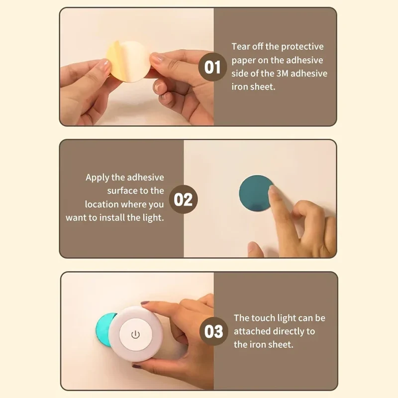 Dimmbare Magnetische LED Wandleuchte für Lesen, Schlafzimmer und Kleiderschrank