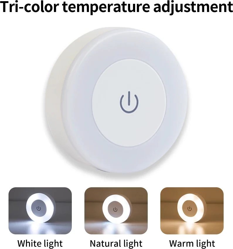 Dimmbare Magnetische LED Wandleuchte für Lesen, Schlafzimmer und Kleiderschrank