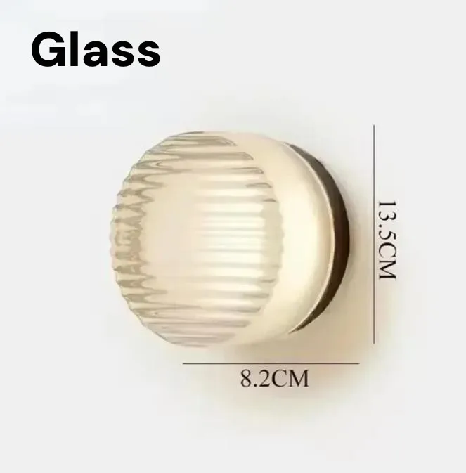 Moderne Farbige Glas Wandleuchte für Hotel Nachttisch und Schlafzimmer
