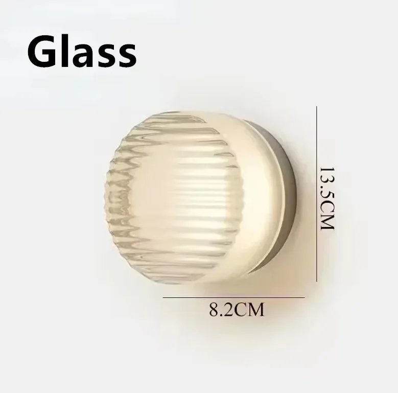 Moderne Farbige Glas Wandleuchte für Hotel Nachttisch und Schlafzimmer
