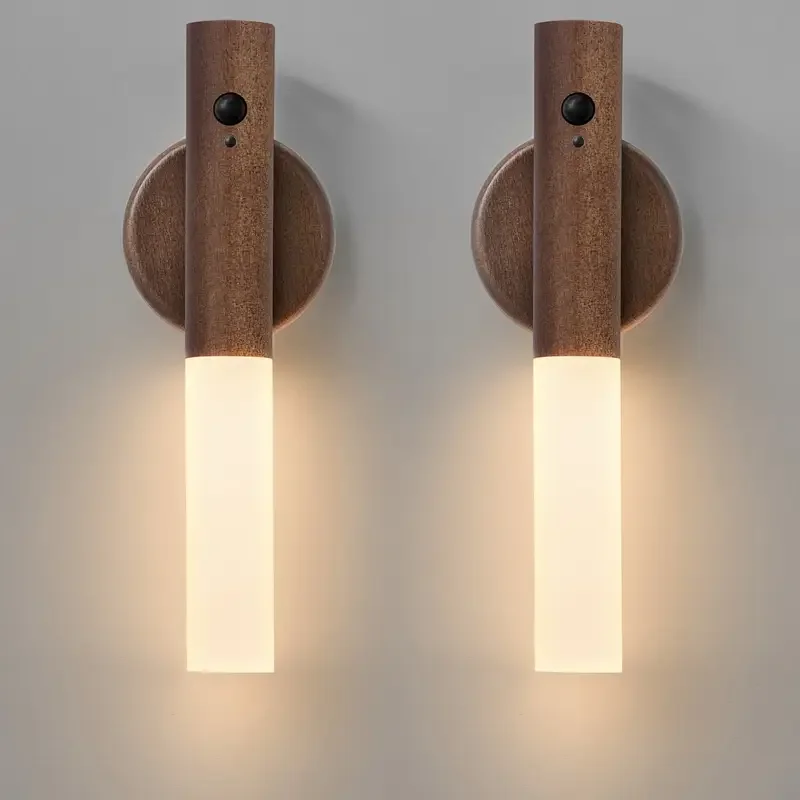 Wiederaufladbare LED Bewegungsmelder Wandleuchte für Flur und moderne Heimdekoration