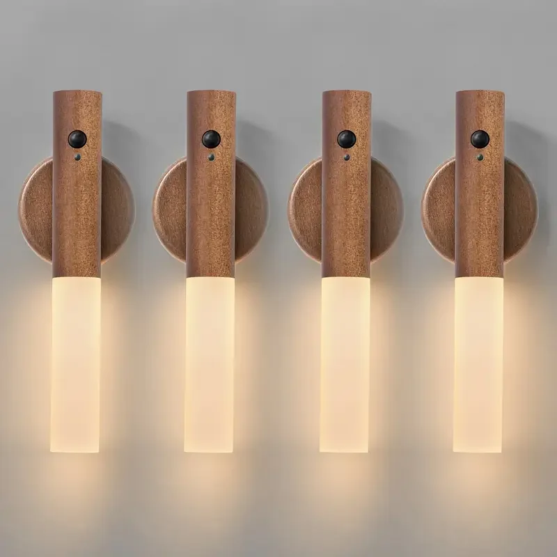 Wiederaufladbare LED Bewegungsmelder Wandleuchte für Flur und moderne Heimdekoration