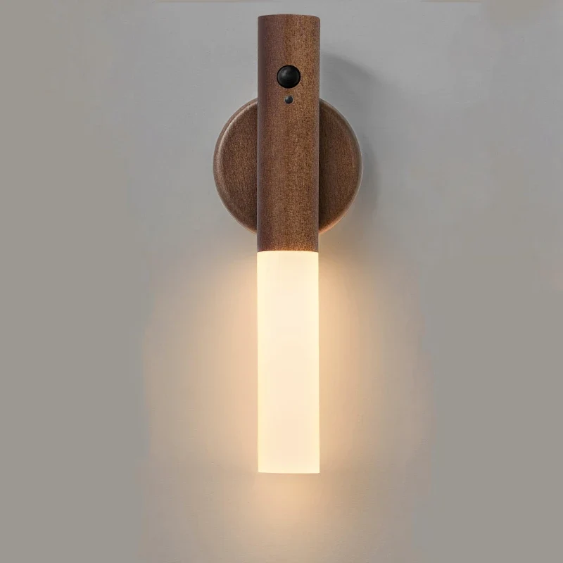 Wiederaufladbare LED Bewegungsmelder Wandleuchte für Flur und moderne Heimdekoration