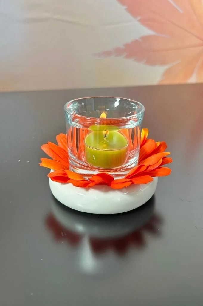 Dekoset Licht Lumina mit Marit Glas+Gerbera