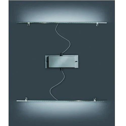 LED Spiegelleuchte & Bilderleuchte 77 cm mit Schalter – SHINE ART – Indirekte Hintergrundbeleuchtung – 2×7,8W