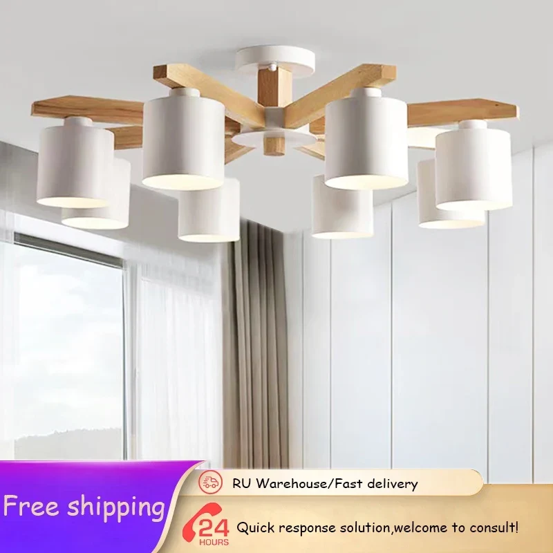 Moderne Massivholz Pendelleuchte für Esszimmer und Küche