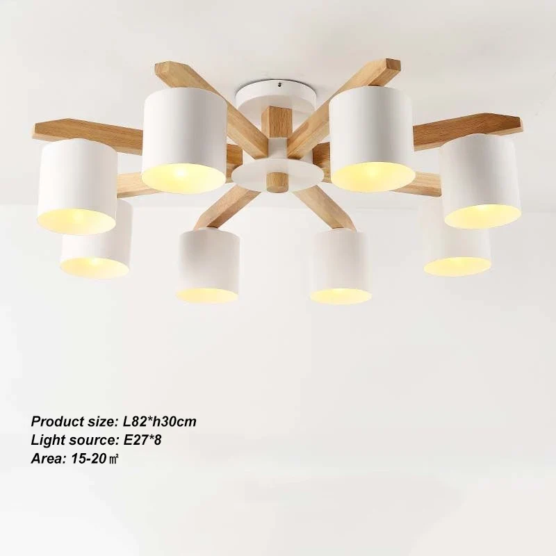 Moderne Massivholz Pendelleuchte für Esszimmer und Küche