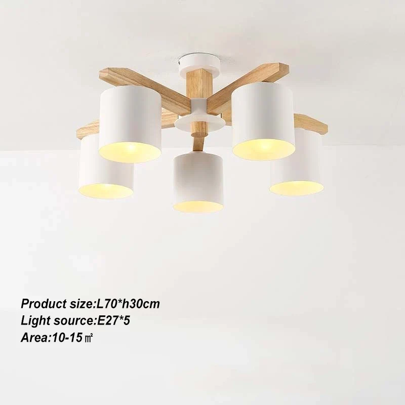 Moderne Massivholz Pendelleuchte für Esszimmer und Küche
