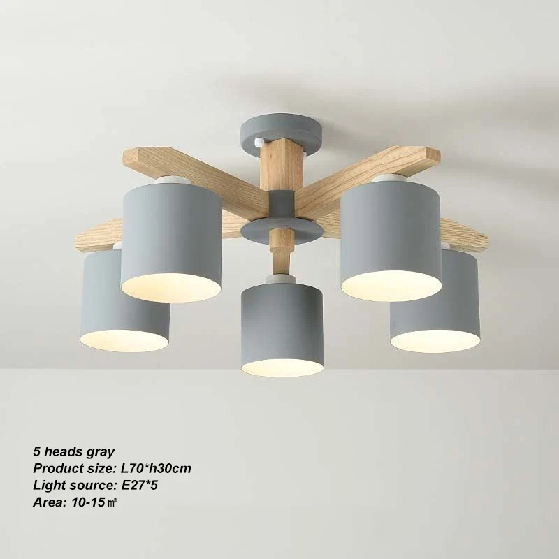 Moderne Massivholz Pendelleuchte für Esszimmer und Küche
