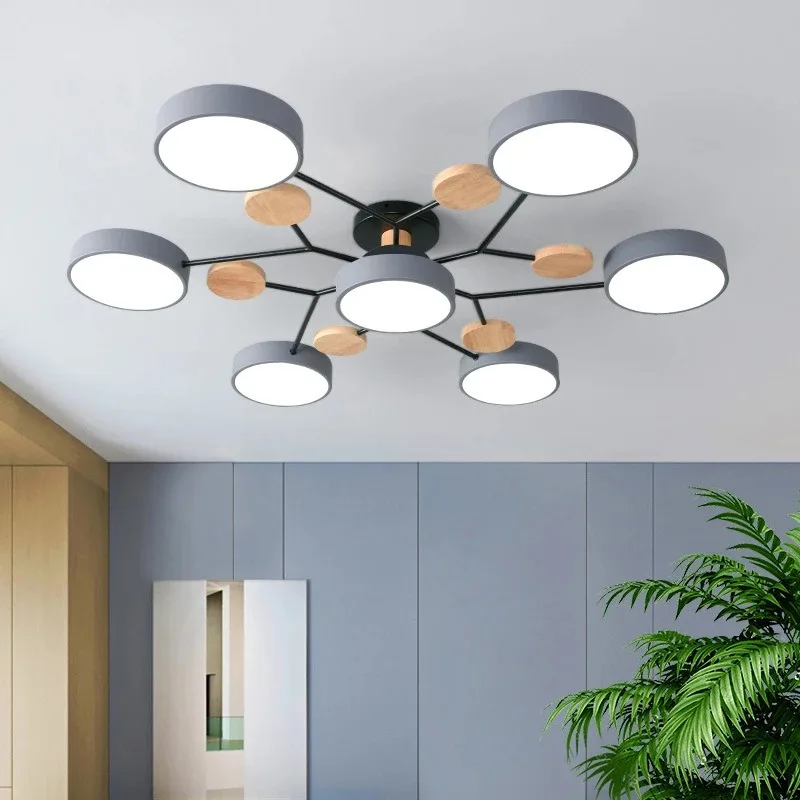 Moderne Höhenverstellbare LED Kronleuchter Dimmbar für Wohnzimmer und Hotelsuite