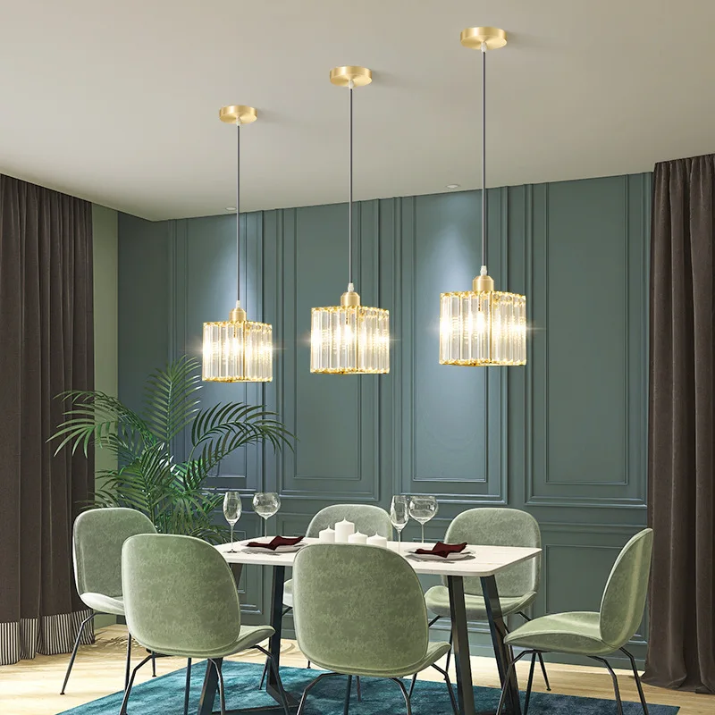 Moderne K9 Kristall Pendelleuchte für Elegante Esszimmer und Flure