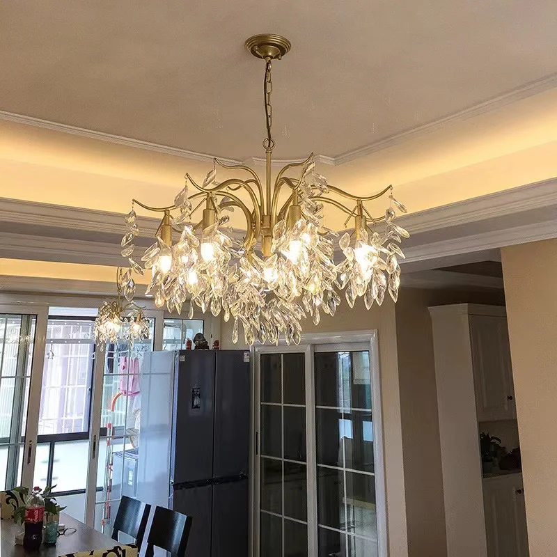 Luxus Kristall Kronleuchter Prunkvoll für Elegantes Wohnzimmer und Esszimmer
