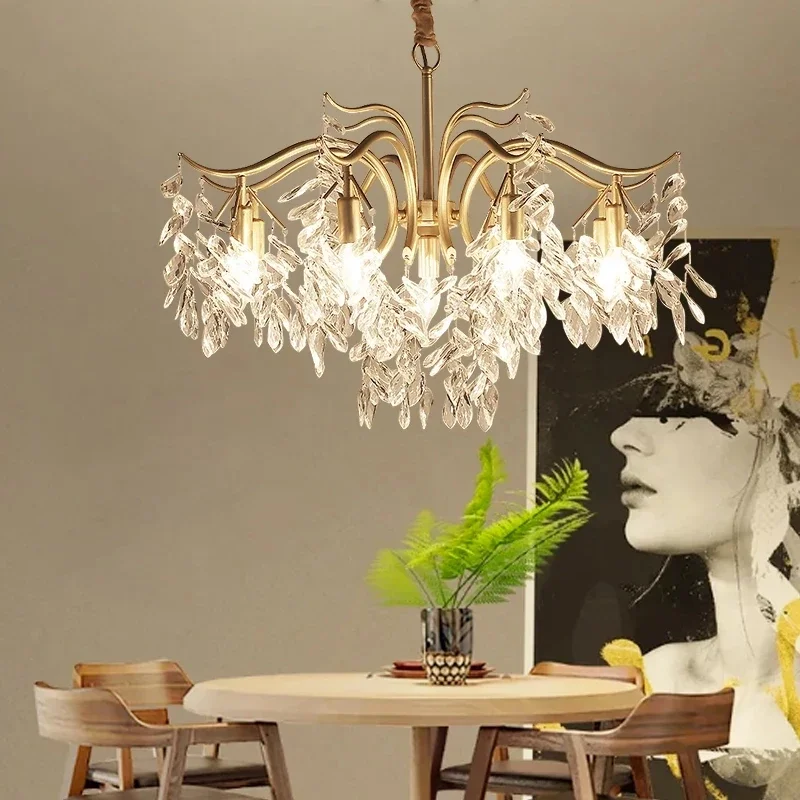 Luxus Kristall Kronleuchter Prunkvoll für Elegantes Wohnzimmer und Esszimmer