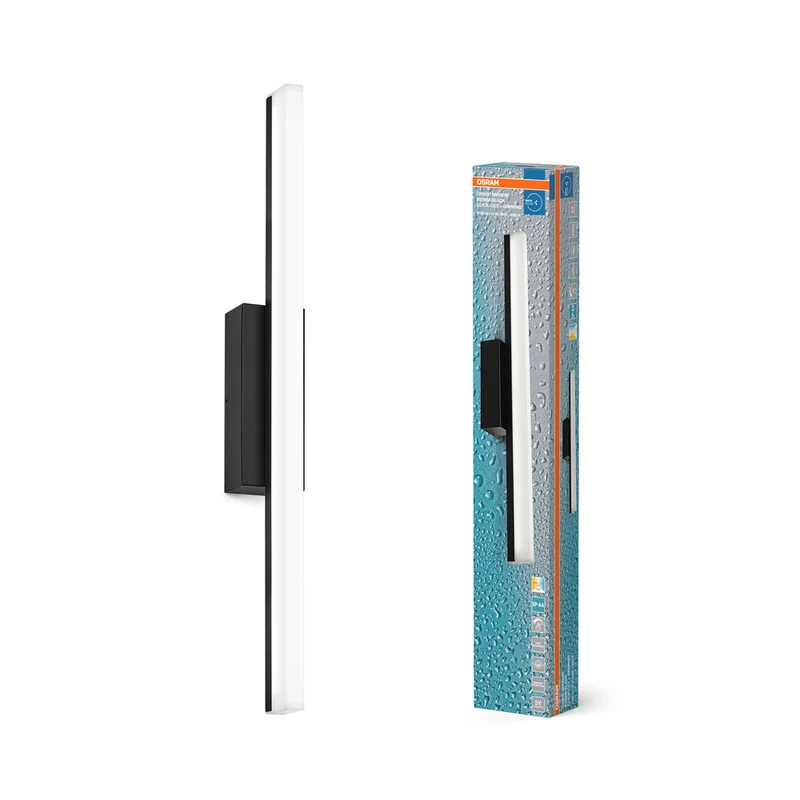 OSRAM Orbis Mirror Spiegelleuchte, Badezimmer, Click-CCT, 10W, 60cm, schwarz, IP44