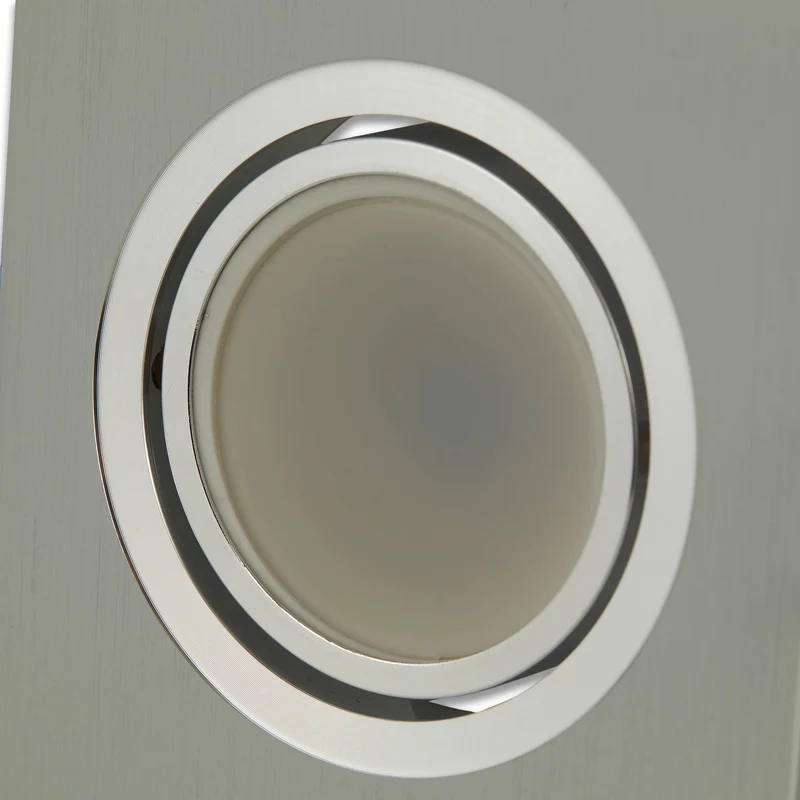 LED Einbaustrahler 3-6,5W eckig weiß dimmbar Deckenspot Strahler Spot 230V