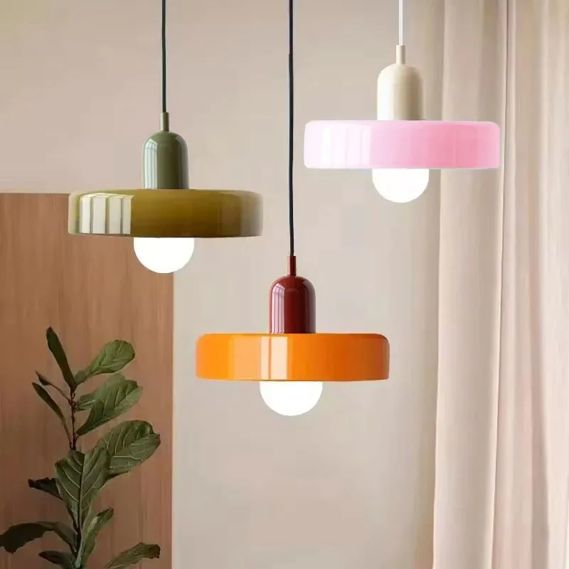 Nordische Glas Pendelleuchte Modern für Esszimmer und Küche