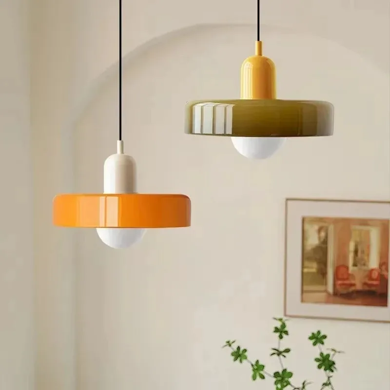 Nordische Glas Pendelleuchte Modern für Esszimmer und Küche