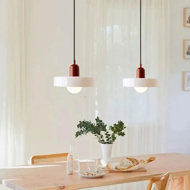 Nordische Glas Pendelleuchte Modern für Esszimmer und Küche