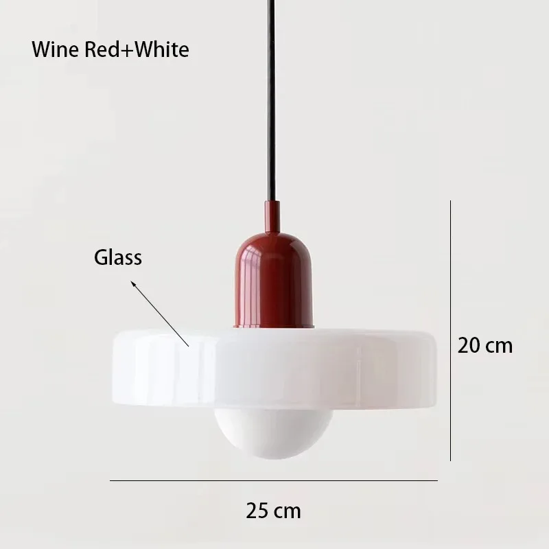 Nordische Glas Pendelleuchte Modern für Esszimmer und Küche