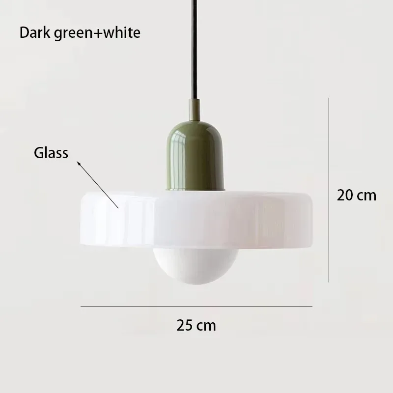 Nordische Glas Pendelleuchte Modern für Esszimmer und Küche