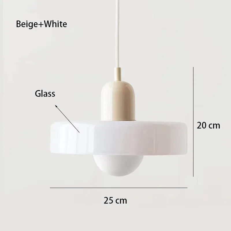 Nordische Glas Pendelleuchte Modern für Esszimmer und Küche