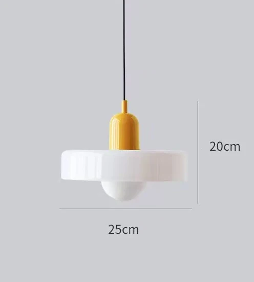 Nordische Glas Pendelleuchte Modern für Esszimmer und Küche