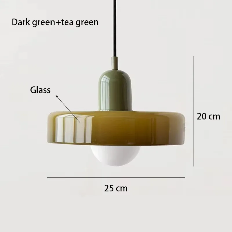 Nordische Glas Pendelleuchte Modern für Esszimmer und Küche