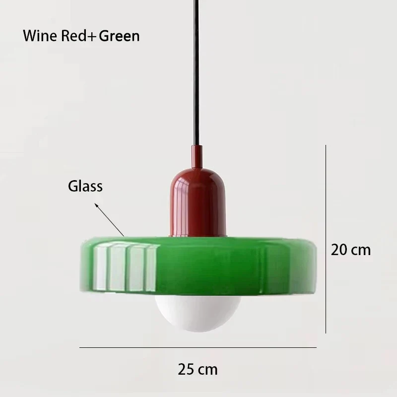 Nordische Glas Pendelleuchte Modern für Esszimmer und Küche