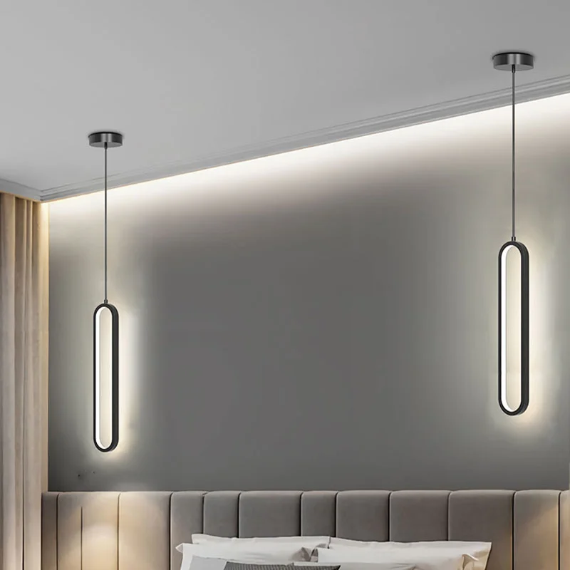 Moderner Minimalistischer LED Pendelleuchter für Wohnzimmer und Restaurants