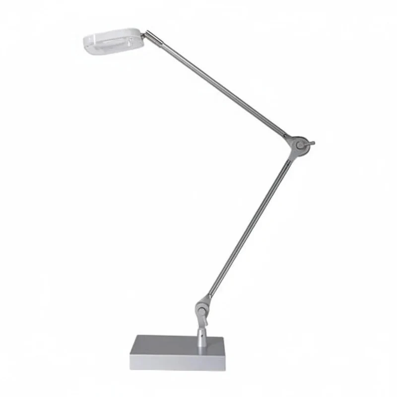 Näve Tischleuchte »Claptone« LED – 80 cm, grau, warmweiß, Schreibtischleuchte