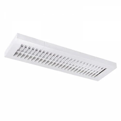 Office Cube Rasterleuchte 2×14 W T5 – mit EVG – Deckenleuchte Weiß
