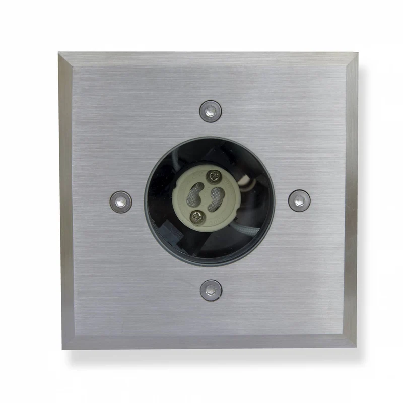 LED Bodeneinbaustrahler 1-9W Bodenspot IP67 Außenlampe Bodenstrahler GU10 eckig