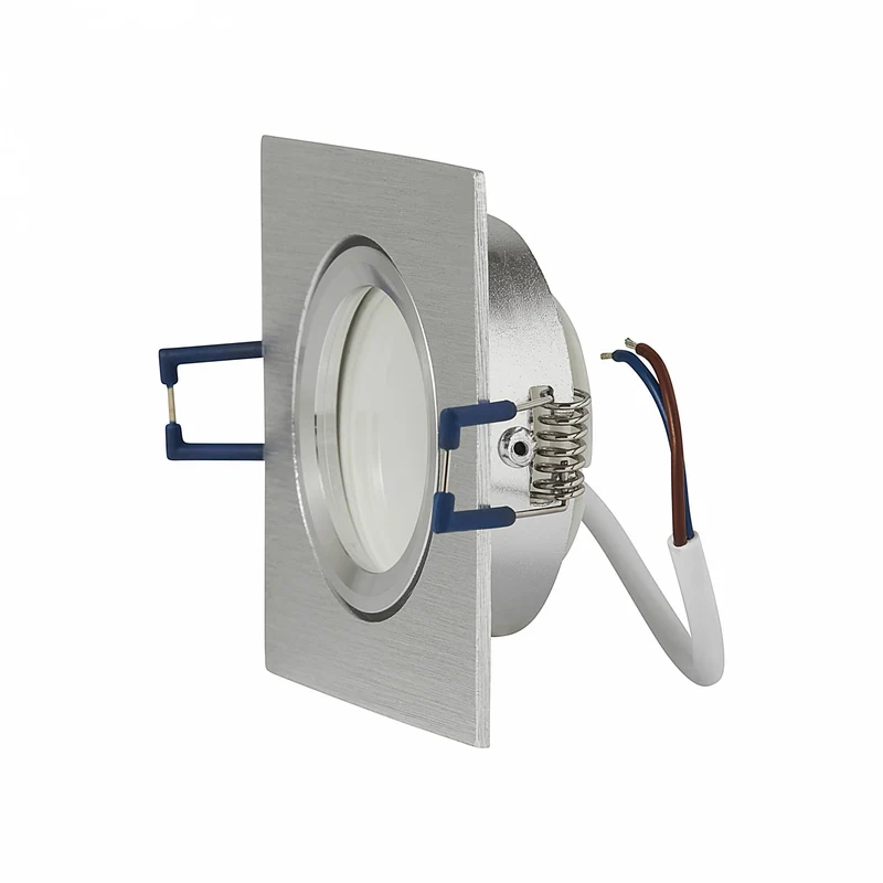 LED Einbaustrahler dimmbar 3-6,5W flach 230V Deckenleuchte Einbauleuchte 70mm