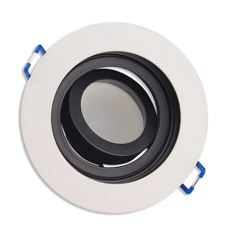 LED Einbaustrahler 3-6,5W eckig rund dimmbar 230V flach Spot Strahler 90-95mm