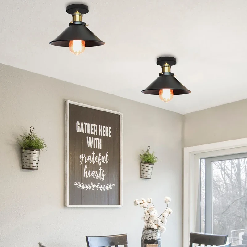 Vintage Industrielle Pendelleuchte für Wohnzimmer und Café Retro Stil