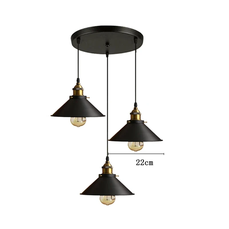 Vintage Industrielle Pendelleuchte für Wohnzimmer und Café Retro Stil