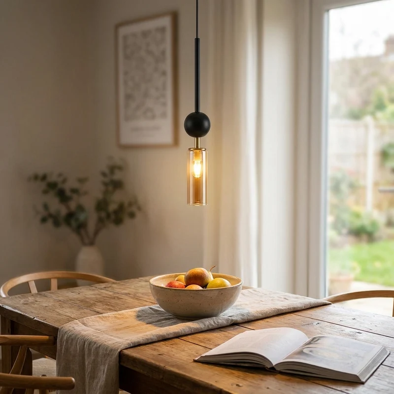 Nordische Luxus Gold Eisen Pendelleuchte für Modernes Esszimmer und Schlafzimmer