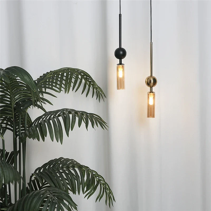 Nordische Luxus Gold Eisen Pendelleuchte für Modernes Esszimmer und Schlafzimmer