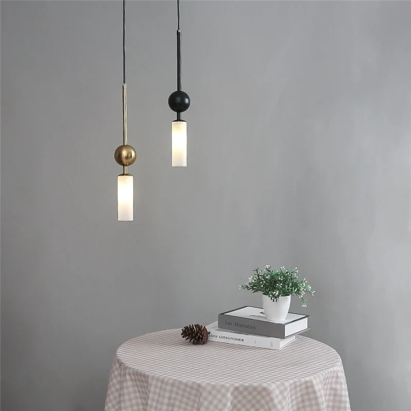 Nordische Luxus Gold Eisen Pendelleuchte für Modernes Esszimmer und Schlafzimmer
