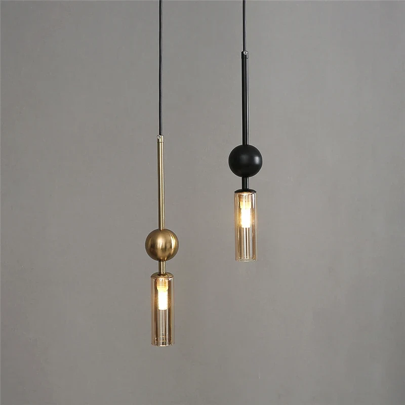 Nordische Luxus Gold Eisen Pendelleuchte für Modernes Esszimmer und Schlafzimmer