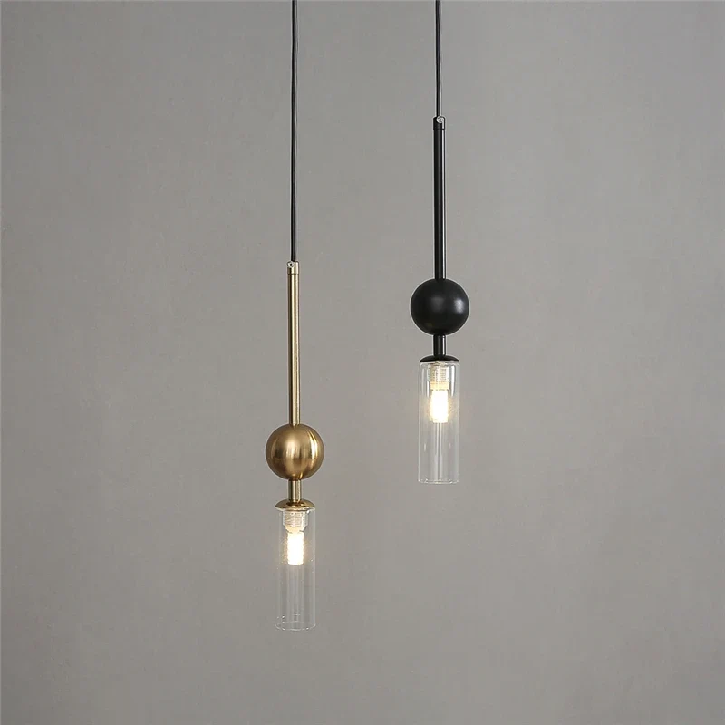 Nordische Luxus Gold Eisen Pendelleuchte für Modernes Esszimmer und Schlafzimmer