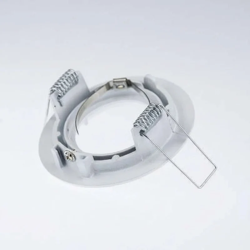 Einbaustrahler Cremeweiß 68 mm aus Aludruckguss – ohne Sprengring, Bajonettverschluss